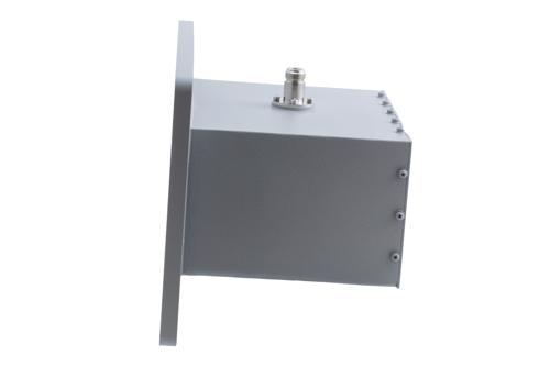 WR-770 CPR770F Flange to N-Type Female Waveguide to Coax Adapter Operating From 0.96 GHz to 1.46 GHz