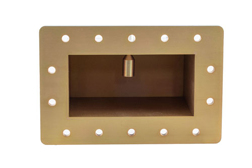 WR-770 CPR770F Flange to N-Type Female Waveguide to Coax Adapter Operating From 0.96 GHz to 1.46 GHz