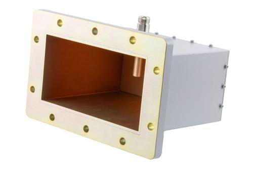 WR-650 CPR650F Flange to N-Type Female Waveguide to Coax Adapter Operating From 1.13 GHz to 1.73 GHz