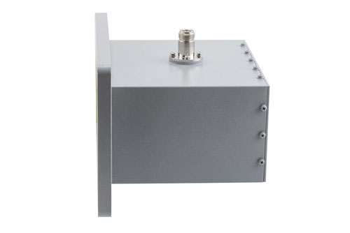 WR-650 CPR650F Flange to N-Type Female Waveguide to Coax Adapter Operating From 1.13 GHz to 1.73 GHz