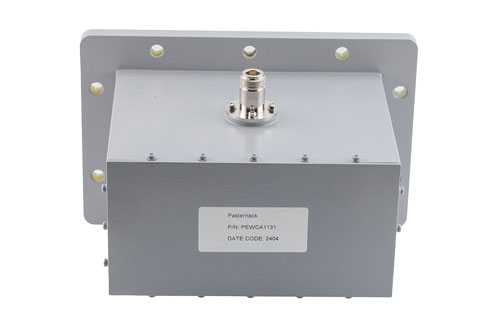 WR-650 CPR650F Flange to N-Type Female Waveguide to Coax Adapter Operating From 1.13 GHz to 1.73 GHz