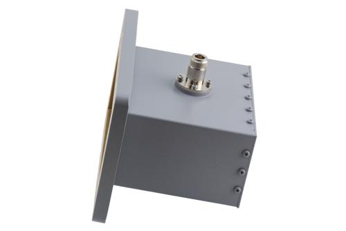 WR-510 CPR510F Flange to N-Type Female Waveguide to Coax Adapter Operating From 1.45 GHz to 2.2 GHz