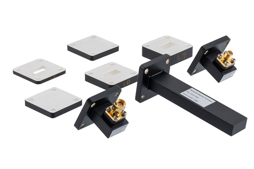 WR-62 Calibration Kit Including Waveguide to Coax Adapter, Termination, Short, and Offsets Components Operating From 11.9 to 18 GHz