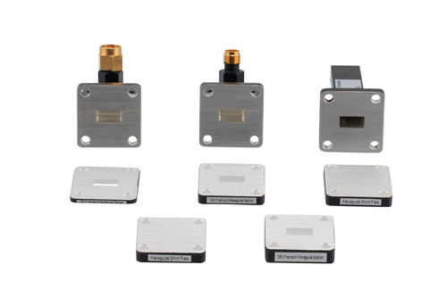 WR-34 Calibration Kit Including Waveguide to Coax Adapter, Termination, Short, and Offsets Components Operating From 21.7 to 33 GHz
