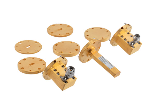 WR-22 Calibration Kit Including Waveguide to Coax Adapter, Termination, Short, and Offsets Components Operating From 33 to 50 GHz