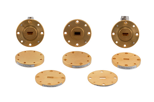WR-22 Calibration Kit Including Waveguide to Coax Adapter, Termination, Short, and Offsets Components Operating From 33 to 50 GHz