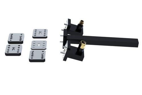 WRD-180 Calibration Kit Including Waveguide to Coax Adapter, Termination, Short, and Offsets Components Operating From 18 to 40 GHz