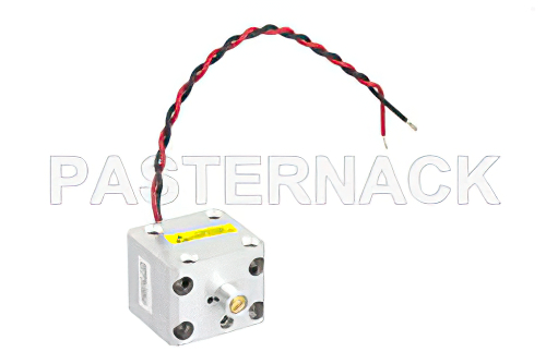 Waveguide Gunn Oscillator, Center Frequency 24.125 GHz, Tuning Range 1,000 MHz, Phase Noise -98 dBc/Hz, K Band, WR-42 With UG-595/U
