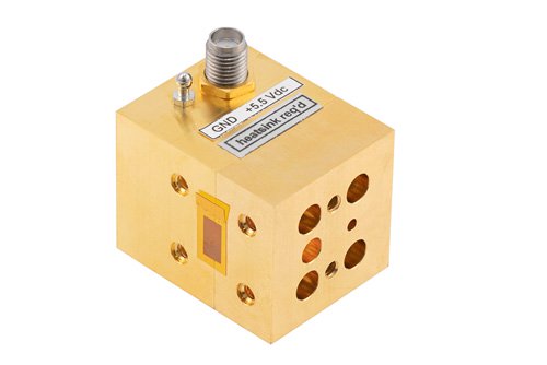 Mechanically Tuned Gunn Diode Oscillator: WR-28, CF: 35GHz, Output Power: +15dBm, Tuning Range: +/- 3GHz, UG-599/U