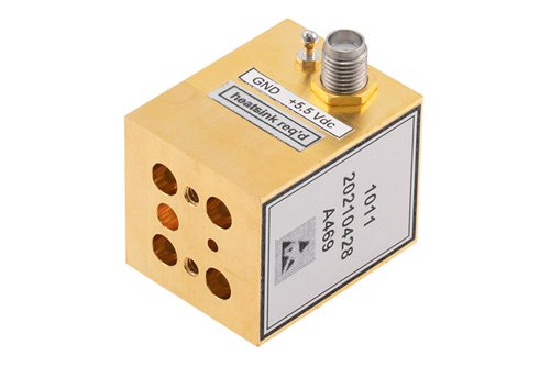 Mechanically Tuned Gunn Diode Oscillator: WR-28, CF: 35GHz, Output Power: +15dBm, Tuning Range: +/- 3GHz, UG-599/U