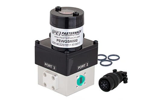 WR-28 Waveguide Electromechanical Relay SPDT/DPDT Latching Switch, Ka Band 40 GHz, 550 Watts, UG-599/U Square Cover, 28V, Self Cut Off