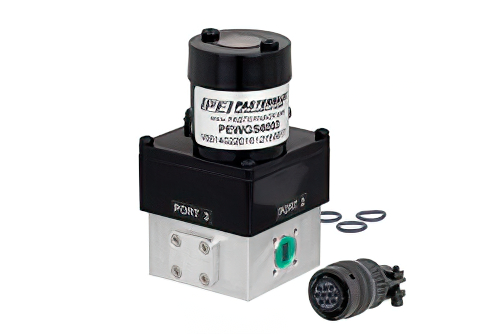 WR-28 Waveguide Electromechanical Relay SPDT/DPDT Latching Switch, Ka Band 40 GHz, 550 Watts, UG-599/U Square Cover, 12V, TTL Logic