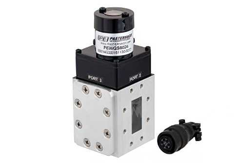 WR-137 Waveguide Electromechanical Relay SPDT Latching Switch, C Band 8.2 GHz Max Frequency, 12,000 Watts, CPR-137F Flange