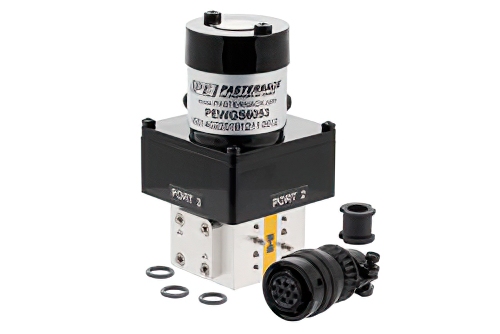 WRD-180 Double Ridge Waveguide SPDT/DPDT Latching Relay Switch, 18 GHz to 40 GHz Frequency Band, 2,000 Watts, UG Cover, 28V, TTL