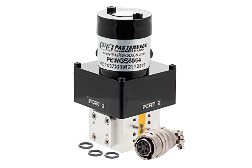 WRD-180 Double Ridge Waveguide SPDT/DPDT Latching Relay Switch, 18 GHz to 40 GHz Frequency Band, 2,000 Watts, UG Cover, 12V, Self Cut Off