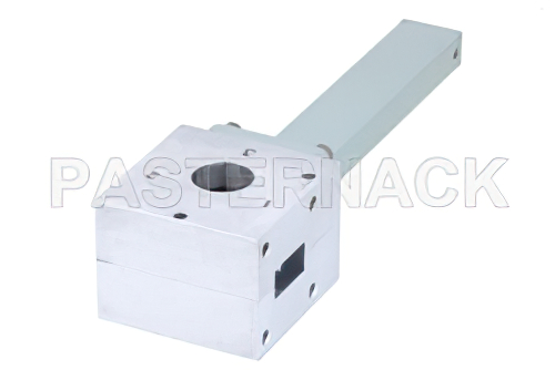 WR-62 Waveguide Isolator from 12.4 GHz to 18 GHz, 18 dB Typical Isolation, UG-1665/U Cover Flange