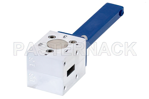 WR-42 Waveguide Isolator from 18 GHz to 26.5 GHz, 18 dB Typical Isolation, UG-597/U Cover Flange