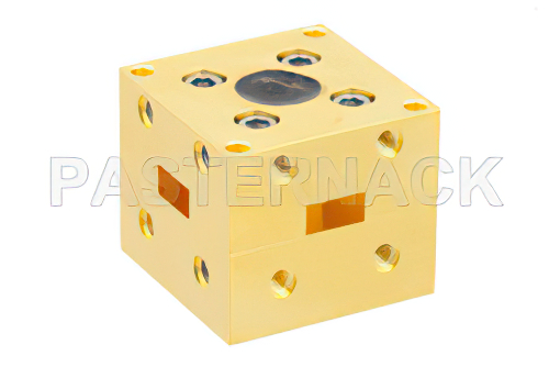 WR-28 Waveguide Magic Tee, UG-599/U Square Cover Flange Operating from 26.5 GHz to 40 GHz