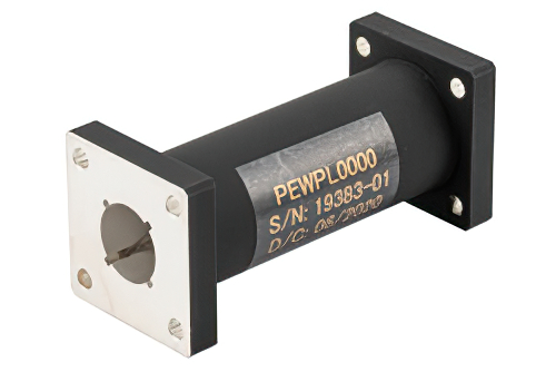14 GHz to 16 GHz Linear to Circular Polarizer, Ku Band, 1.1 Axial Ratio, 0.594 Inch Circular Waveguide, UG-419/U-Mod Flange