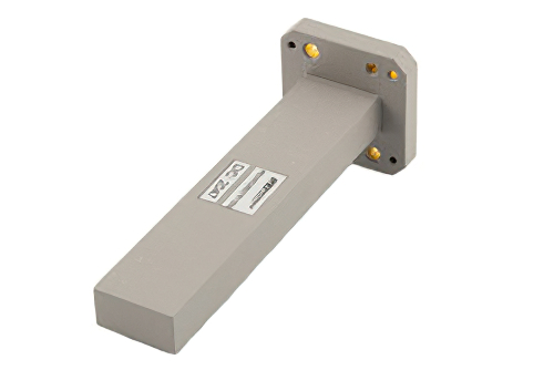 1 Watt Low Power WRD-650 Waveguide Load 6.5 GHz to 18 GHz, Brass