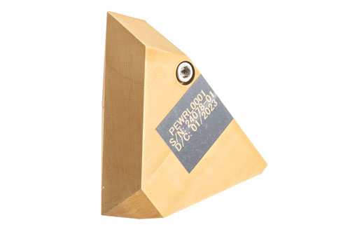 1.8 inch Edge Length, Trihedral Corner Reflector, 1/4-20 Threaded Hole Mount, Aluminum Body