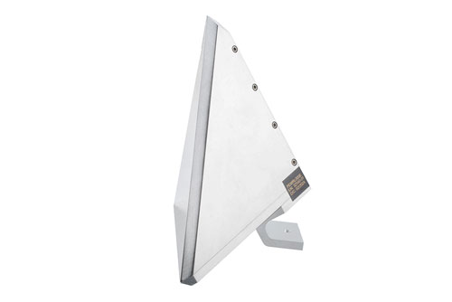 8 inch Edge Length, Trihedral Corner Reflector, 1/4-20 Threaded Hole Mount, Aluminum Body