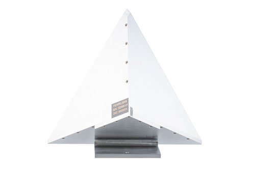 10 inch Edge Length, Trihedral Corner Reflector, 1/4-20 Threaded Hole Mount, Aluminum Body