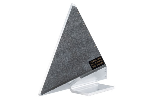 10 inch Edge Length, Trihedral Corner Reflector, 1/4-20 Threaded Hole Mount, Aluminum Body