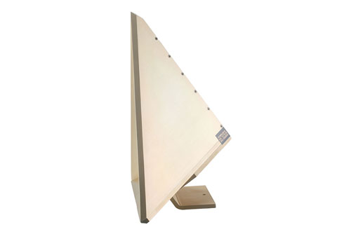 13 inch Edge Length, Trihedral Corner Reflector, 1/4-20 Threaded Hole Mount, Aluminum Body