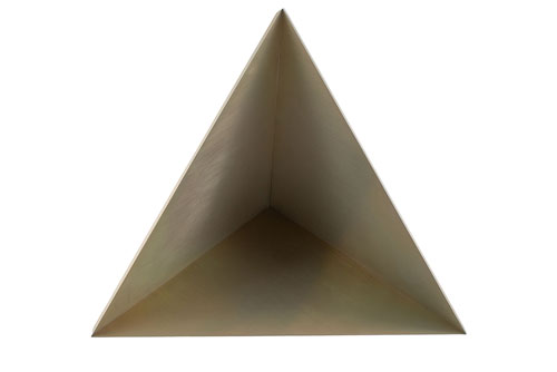 13 inch Edge Length, Trihedral Corner Reflector, 1/4-20 Threaded Hole Mount, Aluminum Body