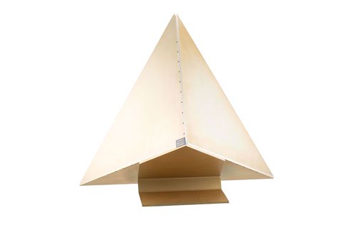 24 inch Edge Length, Trihedral Corner Reflector, 1/4-20 Threaded Hole Mount, Aluminum Body