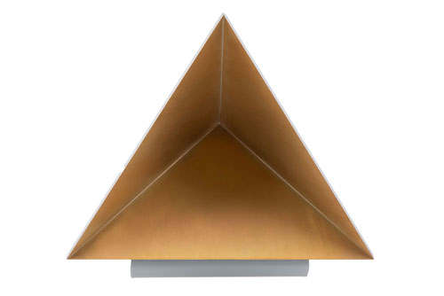 6 inches Edge Length, Trihedral Corner Reflector, Gray