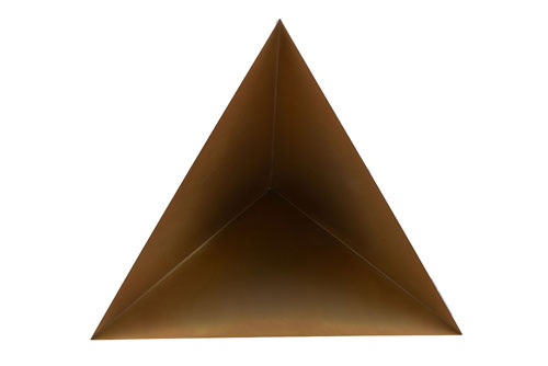 13 inches Edge Length, Trihedral Corner Reflector, Gray