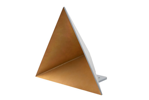 13.5 inches Edge Length, Trihedral Corner Reflector, Gray