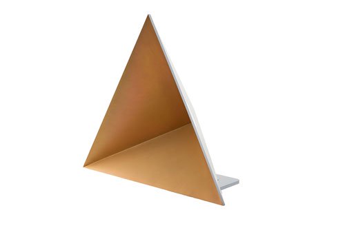 16 inches Edge Length, Trihedral Corner Reflector, Gray