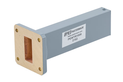 5 Watts Low Power Commercial Grade WR-112 Waveguide Load 7.05 GHz to 10 GHz, Bronze