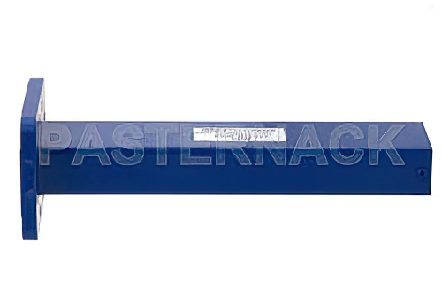 6 Watts Low Power Commercial Grade WR-137 Waveguide Load 5.85 GHz to 8.2 GHz, Bronze