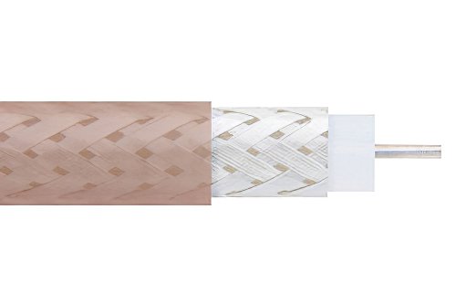 Flexible RG303 Coax Cable Single Shielded with Tan FEP Jacket