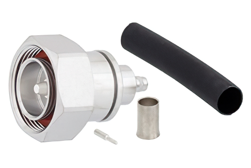 7/16 DIN Male Connector Crimp/Solder Attachment for LMR-240, PE-C240