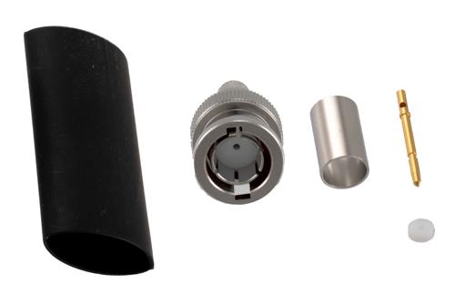 75 Ohm BNC Male Connector Crimp Attachment for LMR-240-75, LMR-240-75-DB, LMR-240-75-FR