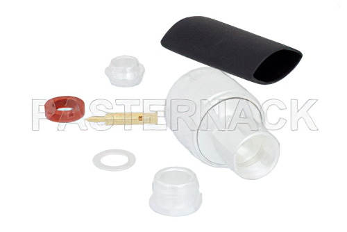 N Male Connector Clamp/Solder Attachment for LMR-240, PE-C240