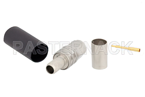SMA Male Connector Crimp/Solder Attachment for LMR-240, PE-C240, LMR-240-UF