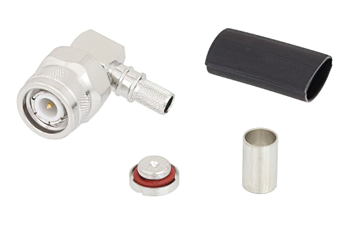 TNC Male Right Angle For LMR-240, PE-C240, RG8X
