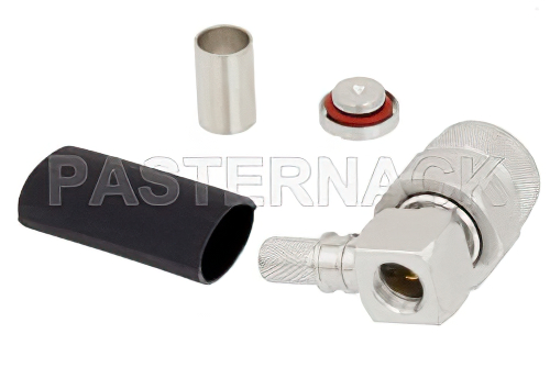 TNC Male Right Angle For LMR-240, PE-C240, RG8X