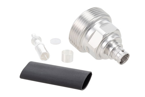 7/16 DIN Female Low PIM Connector Solder Attachment for SPP-250-LLPL, SPF-250, SPO-250, 1/4" Superflexible, PE-1/4SFHC
