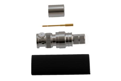 75 Ohm BNC Male Connector Crimp Attachment for LMR-400-75, LMR-400-75-DB, LMR-400-75-FR