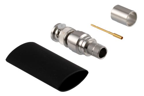75 Ohm BNC Male Connector Crimp Attachment for LMR-400-75, LMR-400-75-DB, LMR-400-75-FR