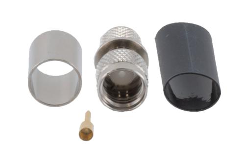 Mini UHF Male Connector Crimp/Solder Attachment for LMR-400, LMR-400-DB, LMR-400-UF, LMR-400-LLPX