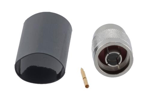 75 Ohm N Male Connector Crimp Attachment for LMR-400-75, LMR-400-75-DB, LMR-400-75-FR