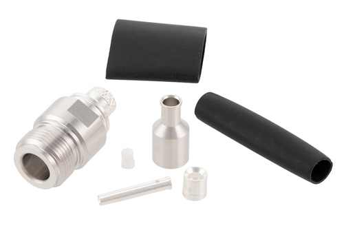 N Female Low PIM Connector Solder Attachment for TFT-5G-402